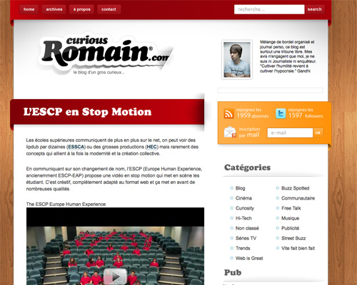 網站建設中橙色的運用！