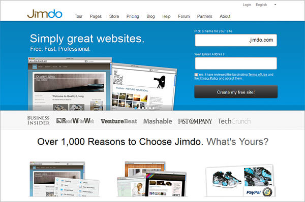 從Jimdo免費網(wǎng)站建設(shè)者 從Jimdo免費網(wǎng)站建設(shè)者