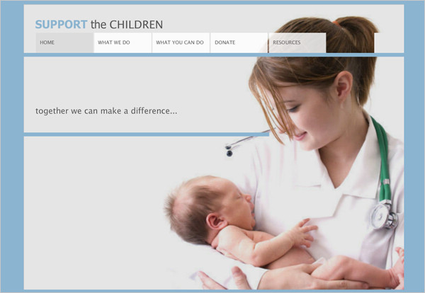 免費慈善CSS模板 免費慈善CSS模板