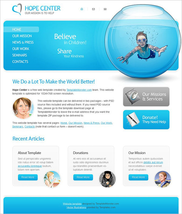 免費慈善html模板 免費慈善html模板