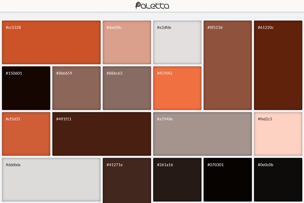 網站建設調色產生器。 網站建設調色產生器。