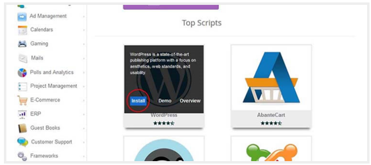 使用安裝程序安裝WordPress 使用安裝程序安裝WordPress