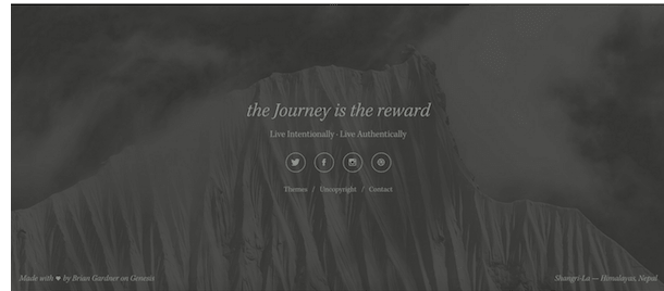 設計完美的網站頁腳