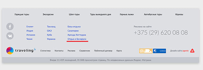 設計完美的網站頁腳