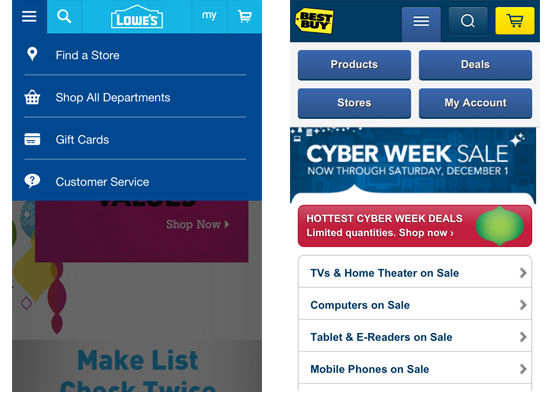 智能手機網站設計的表現！